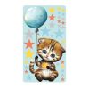Auf dem Bild ist das Produkt: Wandtattoo Kinderzimmer Katze mit Luftballon Dekoration Babyzimmer zum Preis von €24.9 abgebildet.