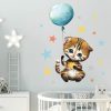 Auf dem Bild ist das Produkt: Wandtattoo Kinderzimmer Katze mit Luftballon Dekoration Babyzimmer zum Preis von €24.9 abgebildet.