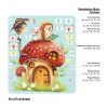 Auf dem Bild ist das Produkt: Wandtattoo Kinderzimmer Pilzhaus mit Igel Maus und Mausetür Kinderzimmerdeko Babyzimmer zum Preis von €19.9 abgebildet.