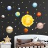 Auf dem Bild ist das Produkt: Wandtattoo Kinderzimmer Planeten Galaxy Sterne, Dekoration Babyzimmer zum Preis von €44.9 abgebildet.
