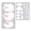 Auf dem Bild ist das Produkt: Wandtattoo Kinderzimmer Schafe Schäfchen Wolken Schäfchenwolken Dekoration Babyzimmer zum Preis von €49.9 abgebildet.