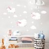 Auf dem Bild ist das Produkt: Wandtattoo Kinderzimmer Schafe Schäfchen Wolken Schäfchenwolken Dekoration Babyzimmer zum Preis von €49.9 abgebildet.