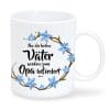 Auf dem Bild ist das Produkt: Bedruckte Tasse Nur die besten Väter werden zum Opa befördert…du bist der Allerbeste Geschenk Papa Vatertag zum Preis von €15.90 abgebildet.