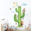 Auf dem Bild ist das Produkt: Wandtattoo Wandbild Kinderzimmer Messlatte Kaktus Eule Fuchs Indianer Dekoration Babyzimmer zum Preis von €39.9 abgebildet.