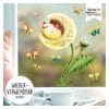 Auf dem Bild ist das Produkt: Wiederverwendbares Fensterbild Frühling Ostern Igel Pusteblume Schmetterlinge Fensterdeko Kinderzimmer Kind, Frühlingsdeko, Osterdeko zum Preis von €13.90 abgebildet.
