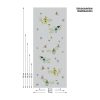 Auf dem Bild ist das Produkt: Sichtschutzfolie bunte mehrfarbige Vogelhäuser Fensterfolie Fensterdeko Milchglasfolie zum Preis von €24.9 abgebildet.