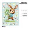 Auf dem Bild ist das Produkt: Fensterbild Frühling Ostern Hase Blumenstrauß Schmetterlinge Fensterdeko Kinder Frühlingsdeko Osterdeko zum Preis von €13.90 abgebildet.