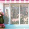 Auf dem Bild ist das Produkt: Fensterbild Karneval Konfettikette Girlande Farbspritzer wiederverwendbar Frühling bunte Punkte Fasching farbige Kreise zum Preis von €17.9 abgebildet.
