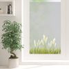 Auf dem Bild ist das Produkt: Sichtschutzfolie farbiges Pampasgras Gräser Fensterfolie Fensterdeko Milchglasfolie Sichtschutz Folie Fenster zum Preis von €24.9 abgebildet.