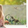 Auf dem Bild ist das Produkt: Sichtschutzfolie Kinderzimmer Dinosaurier Fensterfolie Fensterdeko Milchglasfolie Dinos Folie Junge Blickdicht zum Preis von €39.9 abgebildet.