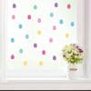 Auf dem Bild ist das Produkt: Fensterbild Frühling Ostern Ostereier Fensterdeko Kinderzimmer Kind Frühlingsdeko Eier zum Preis von €13.9 abgebildet.