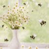 Auf dem Bild ist das Produkt: Fensterbild Frühling Sommer Bienen bunt wiederverwendbare Hummeln im Set Fensterdeko Kinderzimmer Sommerdeko Frühlingsdeko zum Preis von €13.9 abgebildet.