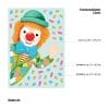 Auf dem Bild ist das Produkt: Fensterbild Karneval Clown von der Seite wiederverwendbar Frühling bunte Geburtstag Fasching farbig zum Preis von €13.9 abgebildet.