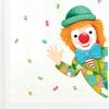 Auf dem Bild ist das Produkt: Fensterbild Karneval Clown von der Seite wiederverwendbar Frühling bunte Geburtstag Fasching farbig zum Preis von €13.9 abgebildet.