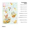 Auf dem Bild ist das Produkt: Fensterbild Set Frühling Ostern Hasen im Auto mit Schmetterlingen Ostereiern Küken Lamm & Blumen Fensterdeko Frühlingsdeko zum Preis von €13.9 abgebildet.