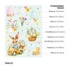 Auf dem Bild ist das Produkt: Fensterbild Set Frühling Ostern Hasen im Auto mit Schmetterlingen Ostereiern Küken Lamm & Blumen Fensterdeko Frühlingsdeko zum Preis von €13.9 abgebildet.