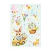 Auf dem Bild ist das Produkt: Fensterbild Set Frühling Ostern Hasen im Auto mit Schmetterlingen Ostereiern Küken Lamm & Blumen Fensterdeko Frühlingsdeko zum Preis von €13.9 abgebildet.