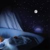 Auf dem Bild ist das Produkt: Leuchtaufkleber Kinderzimmer Mini 7,5 cm Mond mit Punkten Sternen Leuchtsterne leuchten im Dunklen Lichtschalter zum Preis von €5.9 abgebildet.