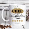 Auf dem Bild ist das Produkt: Tasse bedruckt Ich bin stolzer Chef, Chefin, Papa, Bruder eines fantastischen Teams, Geschenk Kollege Kaffeetasse Kaffeebecher zum Preis von €15.9 abgebildet.