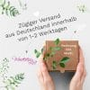 Auf dem Bild ist das Produkt: weiße Kerze mit Herz und Schriftzug Ich bin immer für dich da! Geschenk Geburtstag zum Preis von €5.9 abgebildet.