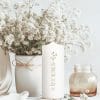 Auf dem Bild ist das Produkt: Weiße Kerze mit Schriftzug Beste Freundin Geschenk Geburtstag Einfach Danke Blumen Verschenken Freundinnen BFF zum Preis von €5.9 abgebildet.