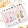 Auf dem Bild ist das Produkt: Gefüllte Federtasche 5 Zwerge Wichtel rosa Schmetterlinge personalisiert Wunschname Mädchen Schule Einschulung zum Preis von €29.9 abgebildet.