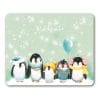 Auf dem Bild ist das Produkt: Mauspad Mousepad Pinguine winterlich, Schreibtischunterlage benutzerdefiniertes Geschenk Büro zum Preis von €14.9 abgebildet.