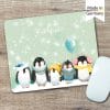 Auf dem Bild ist das Produkt: Mauspad Mousepad Pinguine winterlich, Schreibtischunterlage benutzerdefiniertes Geschenk Büro zum Preis von €14.9 abgebildet.