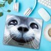 Auf dem Bild ist das Produkt: Mauspad Mousepad Robbe Spruch Schreibtischunterlage Lächeln Morgen wird noch schlimmer Geschenk Büro zum Preis von €14.9 abgebildet.