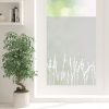 Auf dem Bild ist das Produkt: Sichtschutzfolie Lavendel florale Fensterfolie Fensterdeko Milchglasfolie Wiederverwendbar Sichtschutz zum Preis von €34.9 abgebildet.