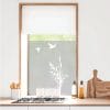Auf dem Bild ist das Produkt: Sichtschutzfolie mit Schilf an einer Seite mit Vögeln maritime Fensterfolie Fensterdeko Milchglasfolie zum Preis von €24.9 abgebildet.