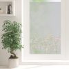 Auf dem Bild ist das Produkt: Sichtschutzfolie rosa roséfarbene Gysophila Fensterfolie Fensterdeko Milchglasfolie Wiederverwendbar zum Preis von €24.9 abgebildet.