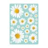 Auf dem Bild ist das Produkt: Fensterbild Kamille wiederverwendbar weiß Blumen Gänseblümchen Fensterdekoration zum Preis von €13.9 abgebildet.