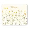 Auf dem Bild ist das Produkt: Mauspad personalisiert Wildblumen Mousepad floral gelb Blumen Wunschname Geschenk Geburtstag Büro zum Preis von €14.9 abgebildet.