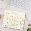 Auf dem Bild ist das Produkt: Mauspad personalisiert Wildblumen Mousepad floral gelb Blumen Wunschname Geschenk Geburtstag Büro zum Preis von €14.9 abgebildet.
