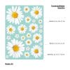 Auf dem Bild ist das Produkt: Fensterbild Kamille wiederverwendbar weiß Blumen Gänseblümchen Fensterdekoration zum Preis von €13.9 abgebildet.