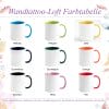 Auf dem Bild ist das Produkt: Tasse Wildblumen personalisiert farbig mit Wildblumen und dem Wunschnamen Natur Naturliebhaber zum Preis von €17.90 abgebildet.