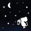 Auf dem Bild ist das Produkt: Leuchtaufkleber Kinderzimmer Maus Laterne Halbmond Mond mit Sternen Leuchtsterne leuchten im Dunklen zum Preis von €14.9 abgebildet.