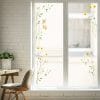 Auf dem Bild ist das Produkt: Fensterbild gelbes Wildgras Gräser Zweig Rahmen wiederverwendbar Fensteraufkleber Fensterdekoration Frühling zum Preis von €17.90 abgebildet.