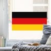 Auf dem Bild ist das Produkt: Fensterbild Deutschland Flagge Fußball EM Fahne WM Sport wiederverwendbar Merche Europameisterschaft Team Germany Autoaufkleber zum Preis von €4.9 abgebildet.