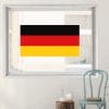 Auf dem Bild ist das Produkt: Fensterbild Deutschland Flagge Fußball EM Fahne WM Sport wiederverwendbar Merche Europameisterschaft Team Germany Autoaufkleber zum Preis von €4.9 abgebildet.