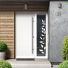 Auf dem Bild ist das Produkt: Fensterbild weiße Zweige Gräser Rahmen wiederverwendbar natur Fensteraufkleber Fensterdekoration Frühling zum Preis von €13.9 abgebildet.