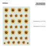Auf dem Bild ist das Produkt: Fahrradaufkleber 33 Stk. Sonnenblumen Fahrrad Sticker Fahrraddesign Kinderfahrrad Sunflower Bike zum Preis von €10.9 abgebildet.