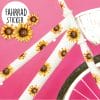 Auf dem Bild ist das Produkt: Fahrradaufkleber 33 Stk. Sonnenblumen Fahrrad Sticker Fahrraddesign Kinderfahrrad Sunflower Bike zum Preis von €10.9 abgebildet.