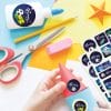 Auf dem Bild ist das Produkt: Namensaufkleber Sticker Fußball blau Wunschname Set Aufkleber Fussball Schule Kindergarten Aufkleberset Name Einschulung Bücheraufkleber zum Preis von €14.9 abgebildet.