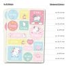 Auf dem Bild ist das Produkt: Namensaufkleber Einhorn Sticker Wunschname Aufkleber Unicorn Regenbogen Kinderzimmer Möbelaufkleber Aufkleberset Einschulung zum Preis von €14.9 abgebildet.