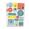Auf dem Bild ist das Produkt: Namensaufkleber Sticker Roboter Wunschname Set Aufkleber Robo Schule Kindergarten Aufkleberset Wunschname Einschulung Bücheraufkleber zum Preis von €14.9 abgebildet.
