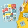 Auf dem Bild ist das Produkt: Namensaufkleber Sticker Roboter Wunschname Set Aufkleber Robo Schule Kindergarten Aufkleberset Wunschname Einschulung Bücheraufkleber zum Preis von €14.9 abgebildet.