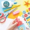 Auf dem Bild ist das Produkt: Namensaufkleber Sticker Roboter Wunschname Set Aufkleber Robo Schule Kindergarten Aufkleberset Wunschname Einschulung Bücheraufkleber zum Preis von €14.9 abgebildet.