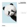 Auf dem Bild ist das Produkt: Fensterbild ins Fenster reinschauender Panda Fensterdeko Kinderzimmer Kind Osterdeko Frühlingsdeko zum Preis von €13.9 abgebildet.